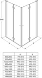 Square folding door AxB table.eps