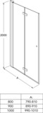 Square folding door A Left table.eps