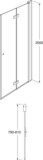 Square folding door 80 Right.eps