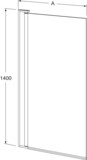 Square bathtub door.eps