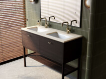 Gustavsberg_Vanity unit_Ducentic_1200_Smoaked oak_Light stone top_Sideview.jpg