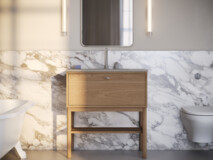 Gustavsberg_Vanity unit_Ducentic_8000_Light oak_Grey stone top_Frontview.jpg