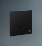 Gustavsberg_Fixture_flush_butto_ XS_square_matte_black_duo-with-Background.jpg