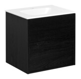 Gustavsberg_Vanity unit_Artic_600_Black Ash wood_WB_Matt white.jpg